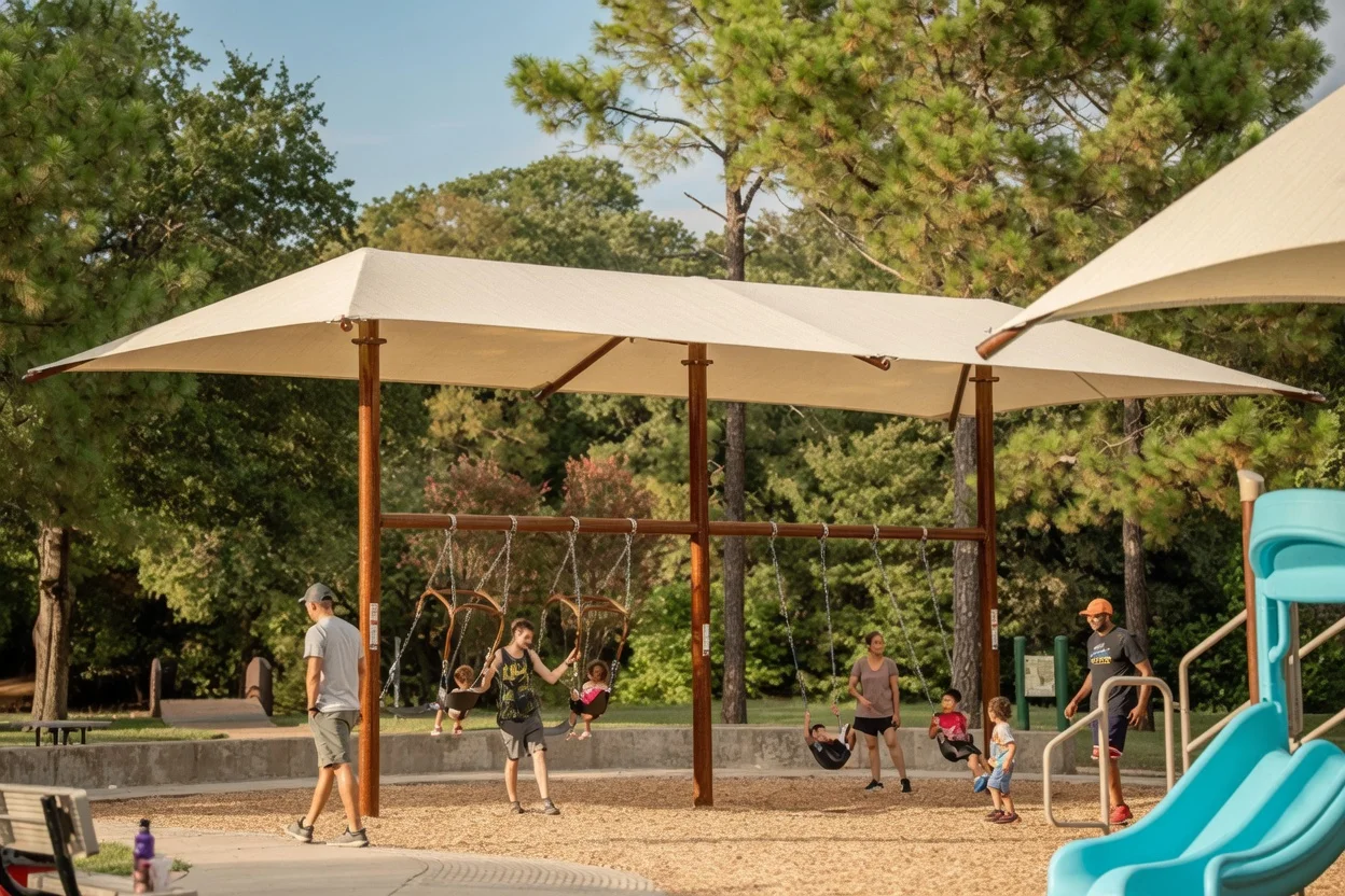 Public park pavilion